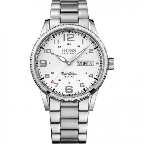 Image of Pilot Sølv herre ur fra Hugo Boss, 1513328